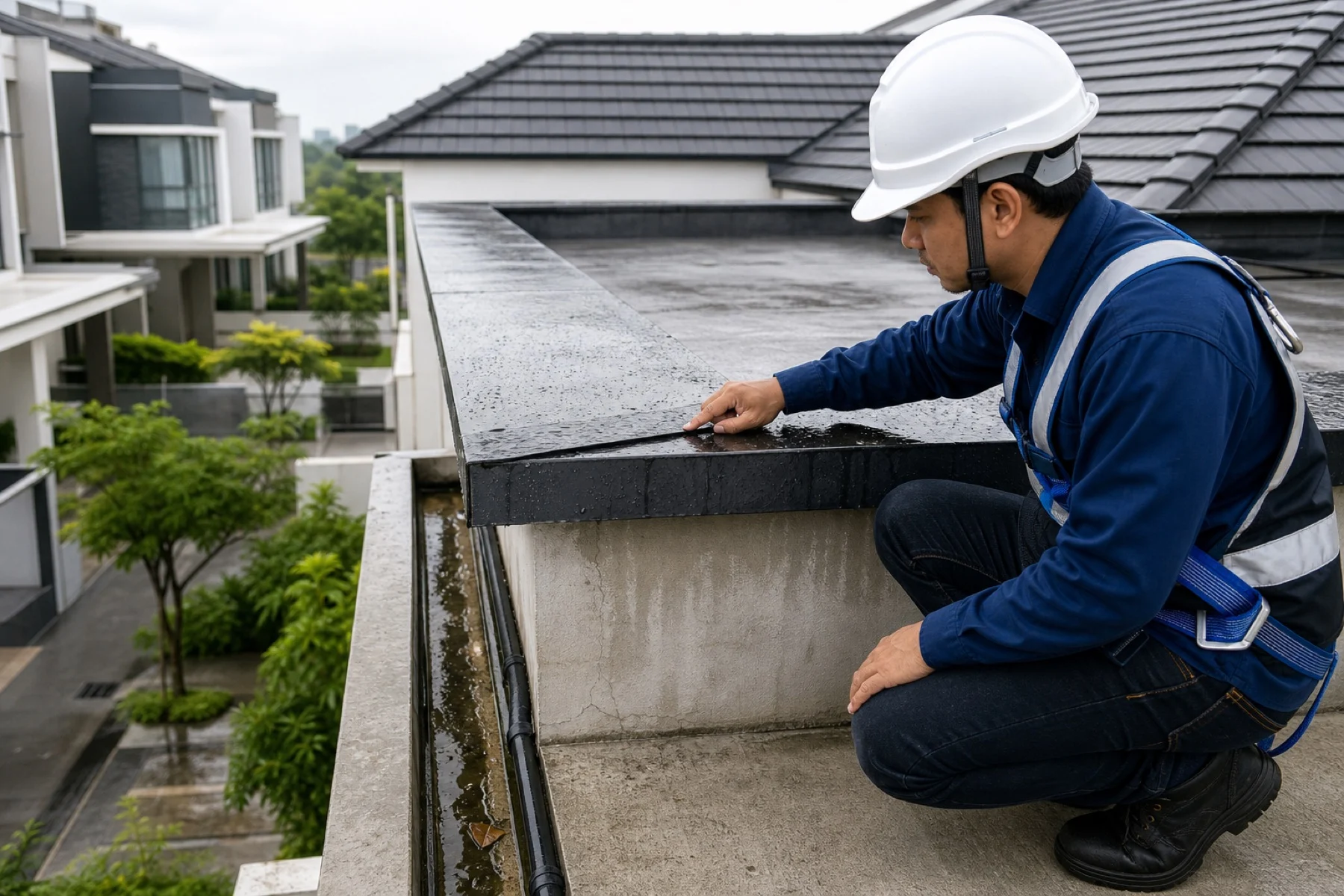 Pembaikan bumbung, kalis air, paip dan elektrik untuk rumah serta premis.